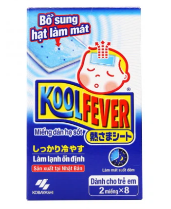 Miếng dán hạ sốt KoolFever (H/8gói/2miếng) Date 04/2027