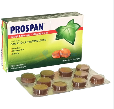 Viên ngậm Prospan Cough Lozenges  (H/20v) 