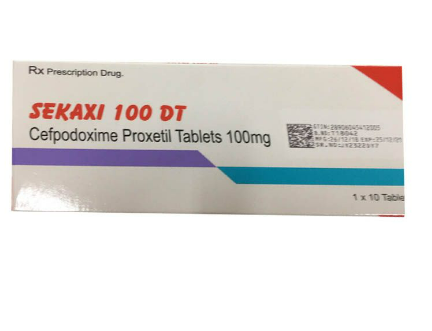 Sekaxi 100 DT Cefpodoxim 100mg Ấn ( H/10v) Date 02/2027