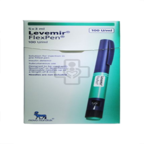 Levemir FlexPen 100IU/ml bút tiêm tiểu đường xanh lá Novo nordisk (1bút) Date 07/2026