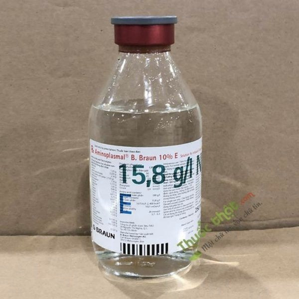 Dung dịch tiêm truyền Aminoplasmal B.Braun 10% E (Chai 250ml) date 10/2024