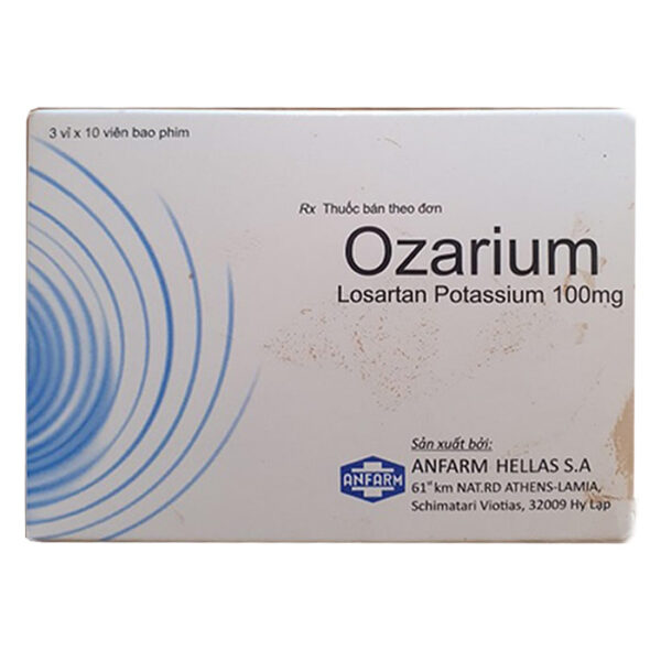Ozarium Losaran Potassium 100mg Hy Lạp (H/30v)