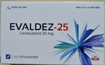 Evaldez-25 Levosulpirid 25mg Davipharm date 06/2025