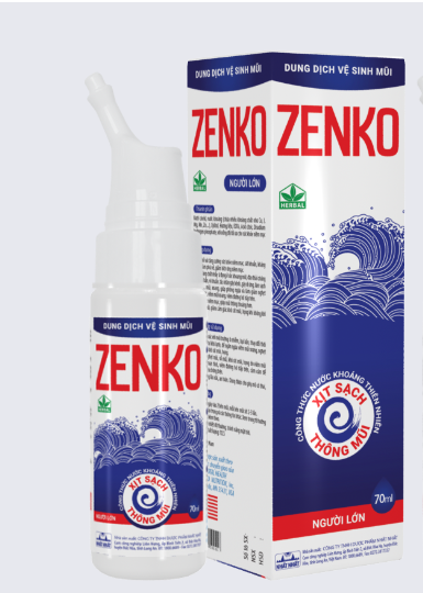 Dung dịch vệ sinh mũi Zenko người lớn nhất nhất (H/70ml) 