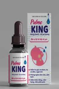 Siro Pulmo King Húng Chanh Cỏ Xạ Hương Á Âu (Lọ/30ml) 