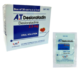 A.T Desloratadin 0.5mg An Thiên (H/30gói/5ml) 