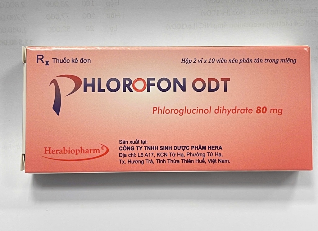 Phlorofon ODT Phloroglucinol 80mg HeRa ( H/20v)