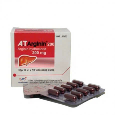 A.T Arginin 200mg An Thiên (H/100v) Date 03/2027