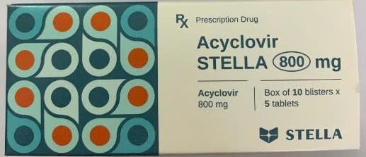 Acyclovir 800mg Stella (H/50v)