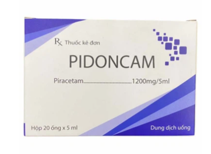 Pidoncam Piracetam 1200mg/5ml Hà Nam (H/20o/5ml)
