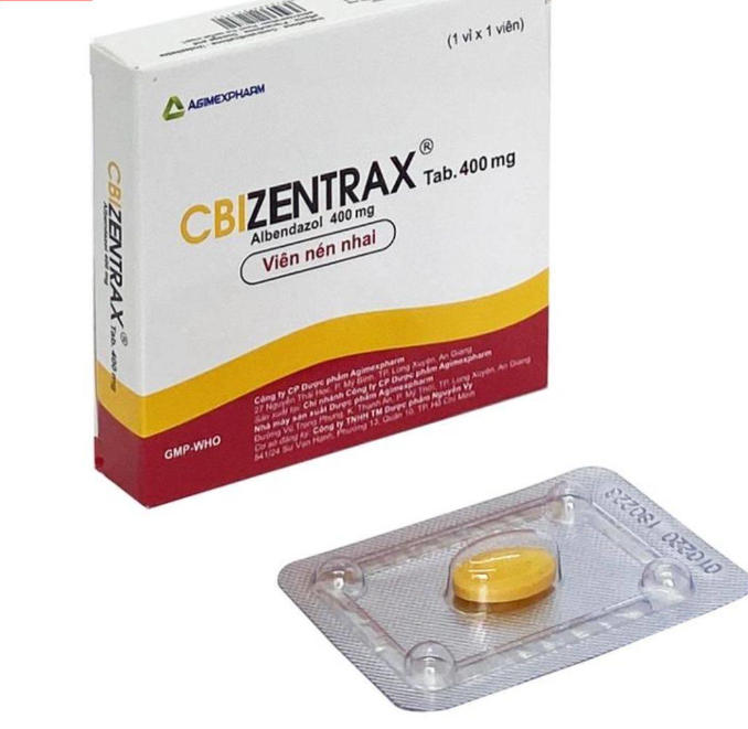 Cbizentrax Albendazol 400mg (H/1v)