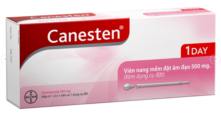 Viên đặt âm đạo Canesten 1 Day 500mg ( H/1v)