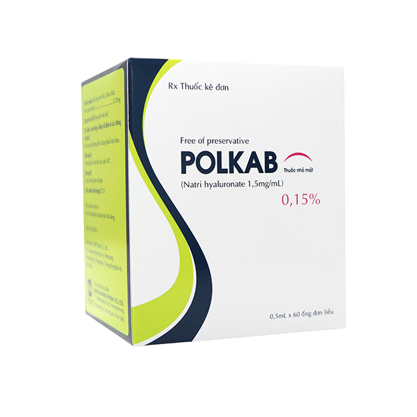 Polkab Natri hyaluronate 0.15% Samchundang (Hộp/60 tép)