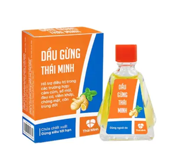 Dầu Gừng Thái Minh (Lọ/7ml)