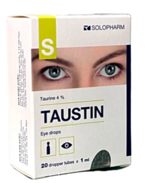 Nhỏ Mắt Taustin Taurine 4% Solopharm (H/20ống/1ml) Date 04/2026