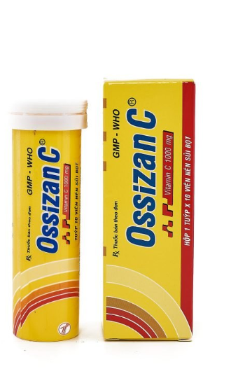 Ossizan Vitamin C 1000mg sủi Trường Thọ (Tuýp/10v) date 09/2025