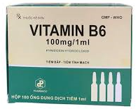 Vitamin B6 Tiêm 100mg/1ml TW1 (H/100o/1ml)