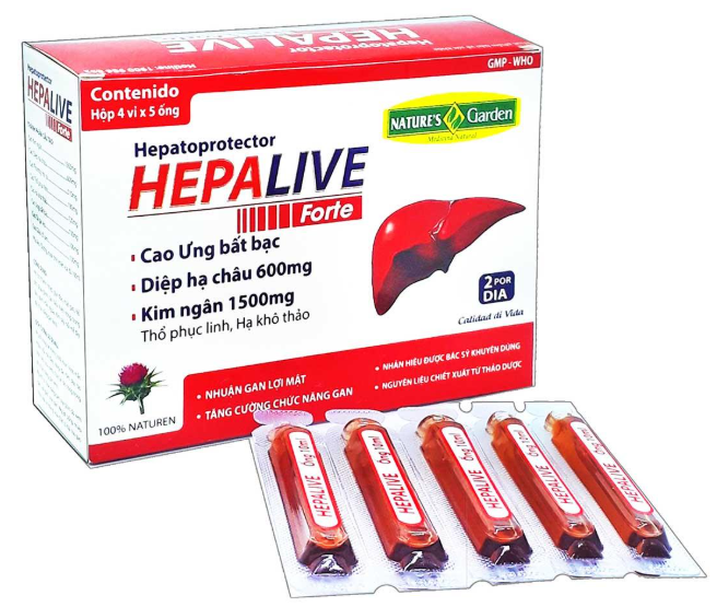 Hepatoprotector Hepalive Forte Mediphar (H/20o/10ml)