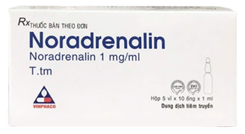 Noradrenalin 1mg/1ml Vinphaco (H/50o/1ml)