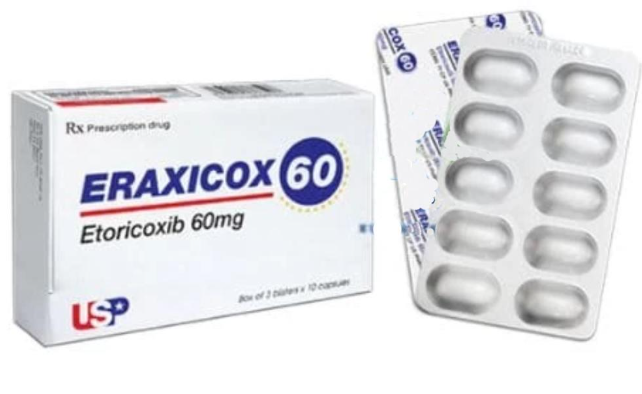 Eraxicox 60 Etoricoxib 60mg USP ( H/30v)
