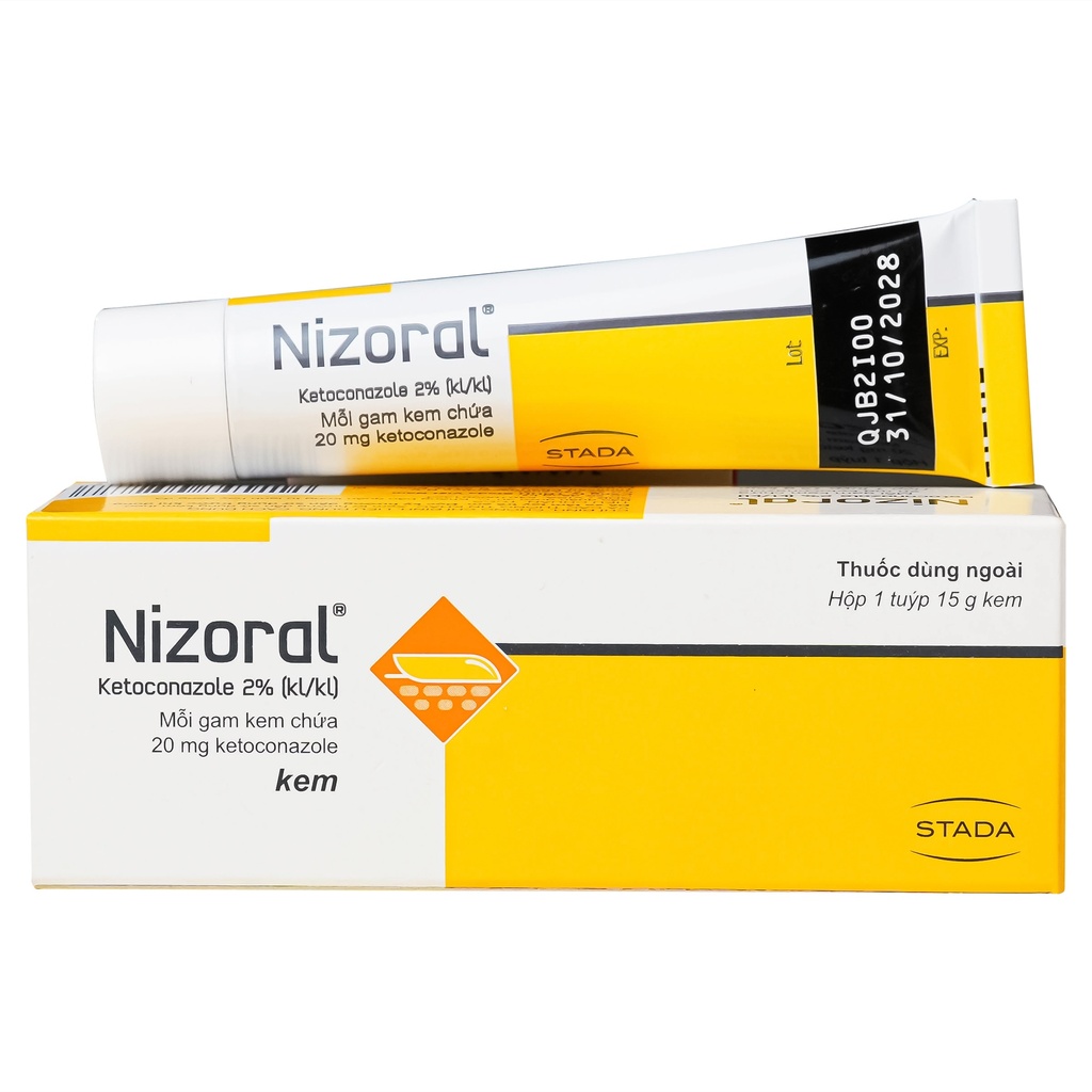 Nizoral kem Ketoconazole 20mg/g Janssen (Tuýp/15g) Stada nhập khẩu