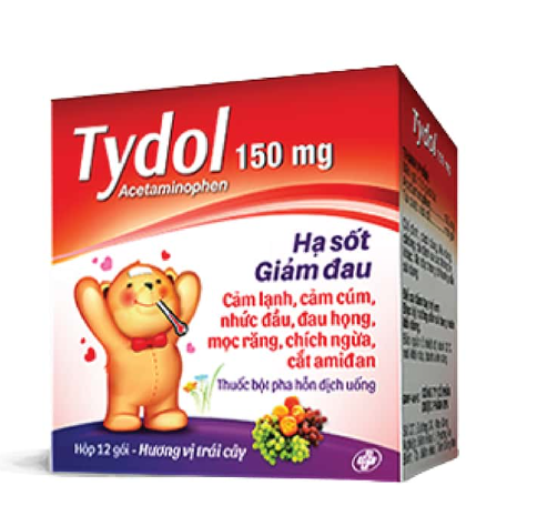 Tydol Acetaminophen 150 mg (H/12gói)