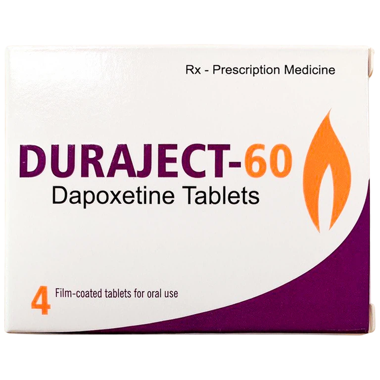 Duraject-60 Dapoxetine 60mg Allegens (Hộp/4v)