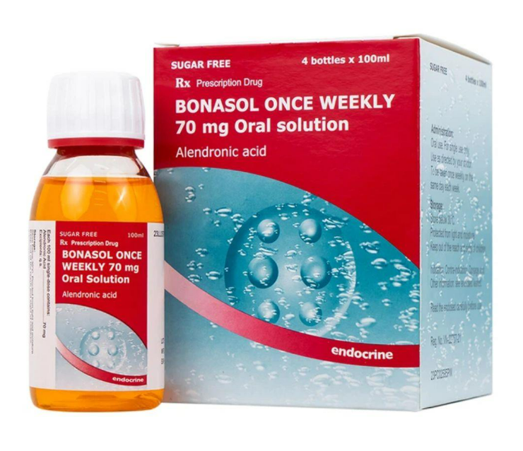 Bonasol Once Weekly 70mg Oral Solution (H/4c/100ml) Date 09/2027