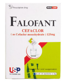 Falofant Cefaclor 125mg USP (H/14g/3g)