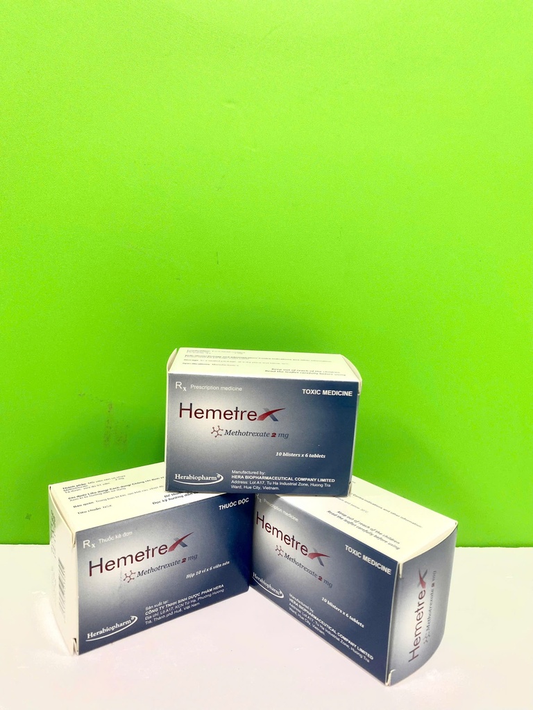 Hemetrex Methotrexate 2mg Herabiopharm (H/60v)