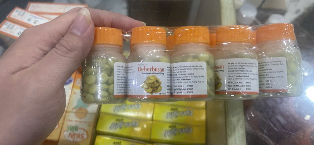 Beberbusan Hàn Quốc (Cọc/10Lọ/100v) (Berberin)