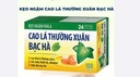 [T14856] Kẹo ngậm Viala Cao lá thường xuân bạc hà (H/24v)
