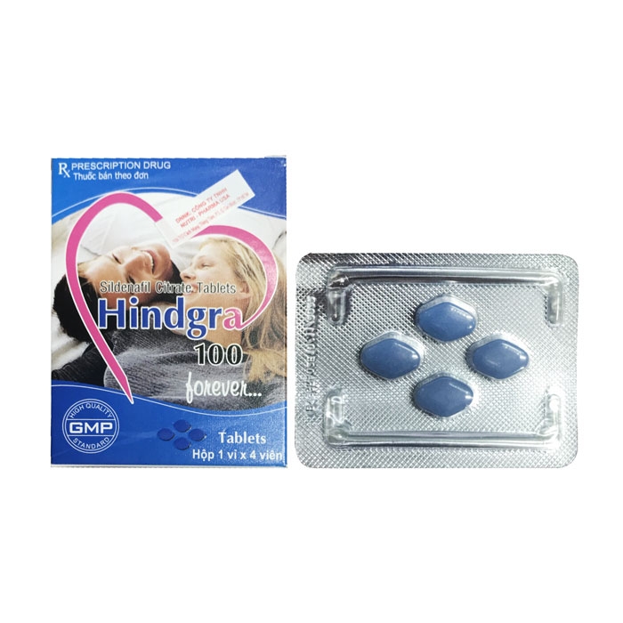 Hindgra Sildenafil 100mg Ấn Độ (H/4v) Date 06/2027