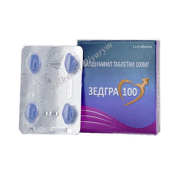 Zedgra Sildenafil 100mg Ấn Độ (H/4v) date 09/2027