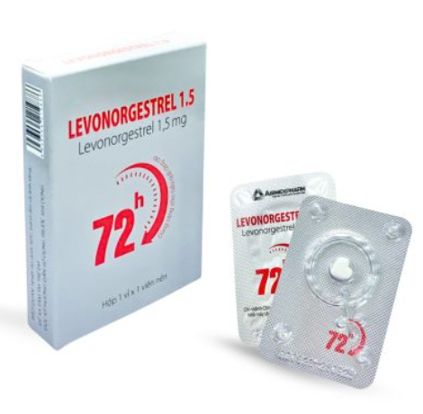 Levonorgestrel 1.5mg tránh thai khẩn cấp Agimexpharm (H/20h bé)