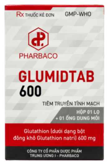 Glumidtab Glutathione 600mg Tw1 (H/1lọ/1o)