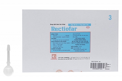 Rectiofar thụt trẻ em Pharmedic (Hộp/50o/3ml) 