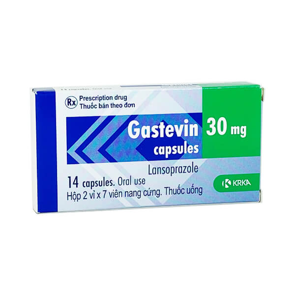  Gastevin Lansoprazole 30mg Krka Slovennia (H/14v) 