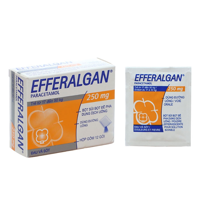 Efferalgan 250 gói bột Pháp (H/12gói) Date 06/2026