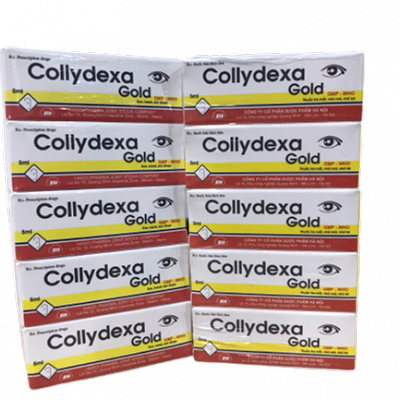 Collydexa Gold nhỏ mắt Hà Nội (Cọc/10chai/5ml) Date 10/2027