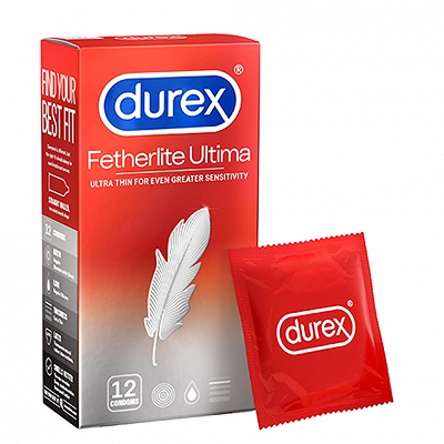 Bao cao su Durex Ultima Lông Gà Trắng (H/12c)