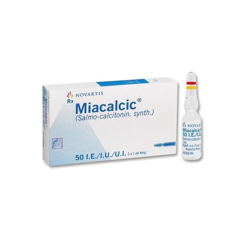Miacalcic tiêm Thụy Sĩ (H/5o/1ml) Date 09/2027