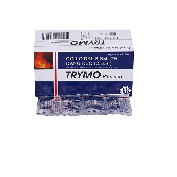 Trymo Bismuth trioxide 120mg Raptakos Ấn độ (H/112v) Date 07/2027