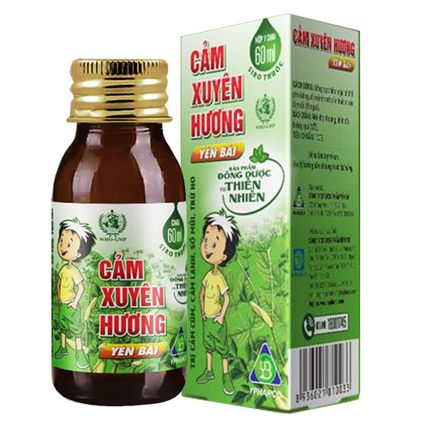 Cảm Xuyên Hương siro Yên Bái (Lọ/60ml) Date 4/2026