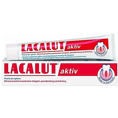 Kem Đánh Răng Lacalut Aktive (Tuýp/75ml) Date 09/2027
