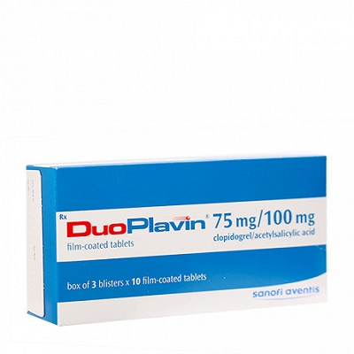 DuoPlavin 75mg/100mg Sanofi (H/30v) Date 09/2026