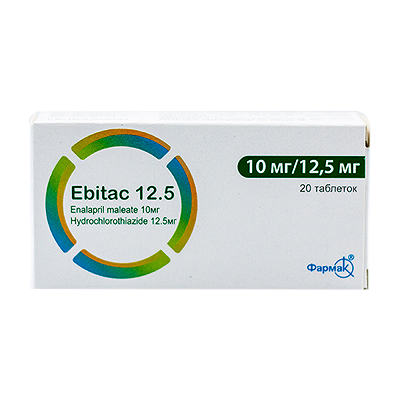 Ebitac 12.5 10mr/12.5mr Farmak (H/20v) Date 02/2026