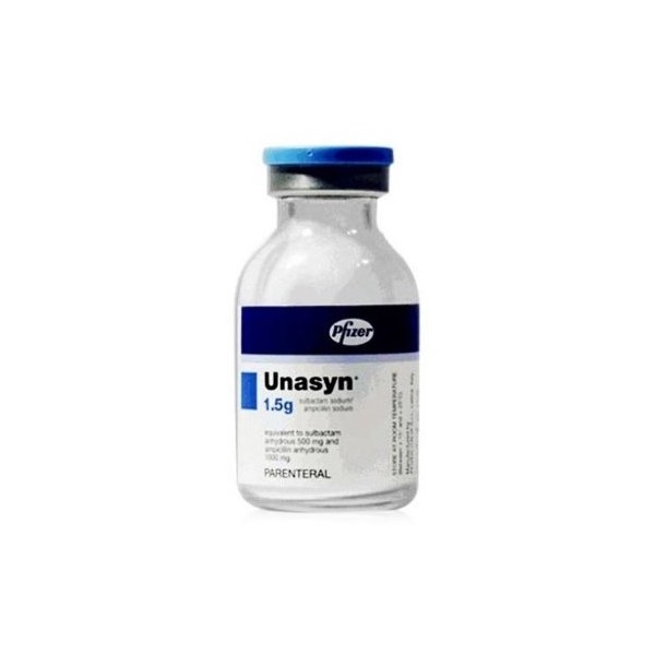 Unasyn 1.5g tiêm Pfizer (Lọ/1.5g)
