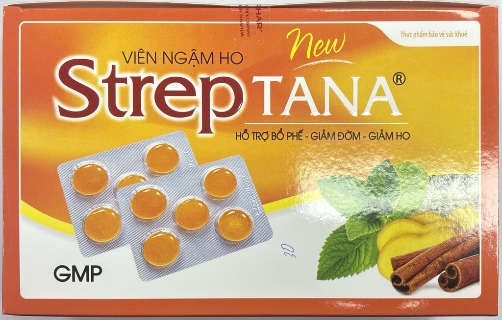 StrepTana viên ngậm ho Tân Á (H/100v)