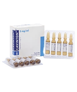 Cavinton Vinpocetine 5mg/ml tiêm Gedeon Richter (H/10o/2ml)